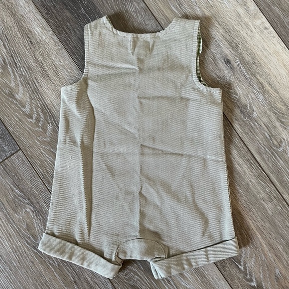 Mud Pie Embroidered Lion Baby Romper - Picture 7 of 7